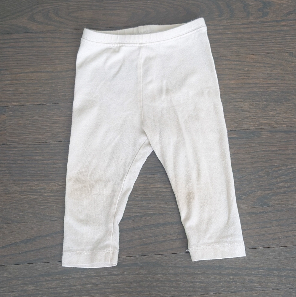 Old Navy Baby Girls Leggings, White, 12-18 Months